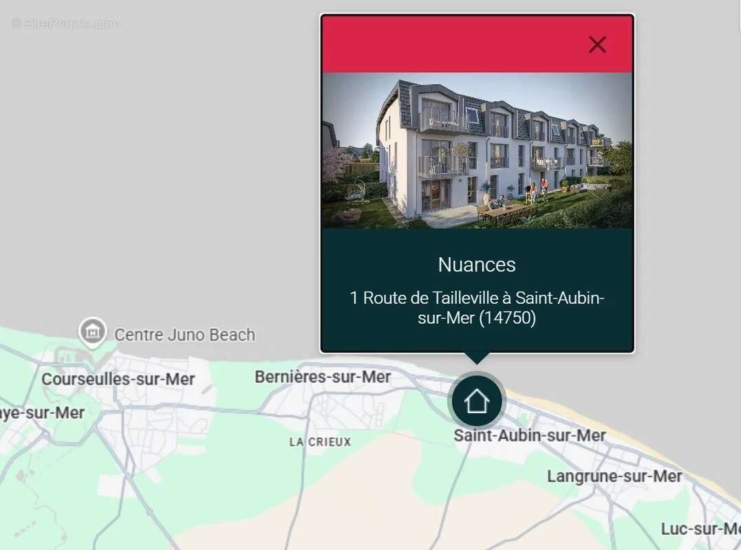 Appartement à SAINT-AUBIN-SUR-MER