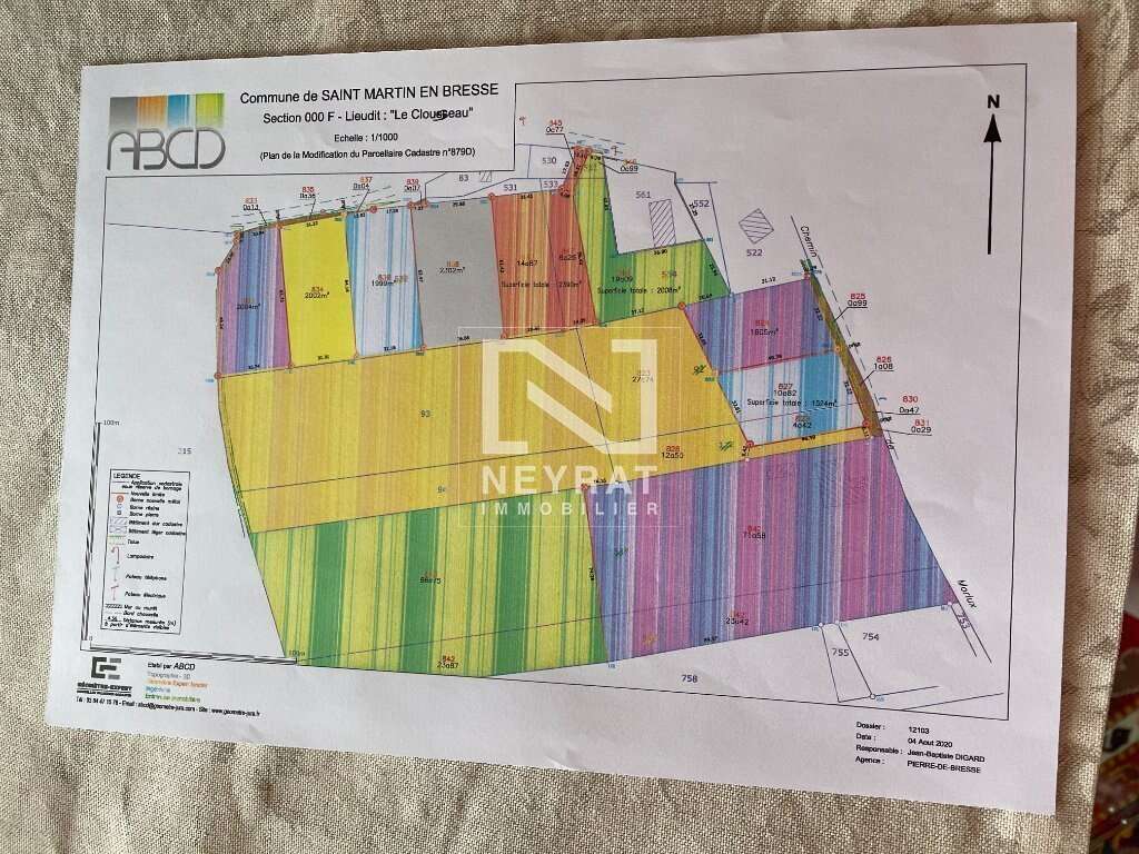 Terrain à SAINT-MARTIN-EN-BRESSE