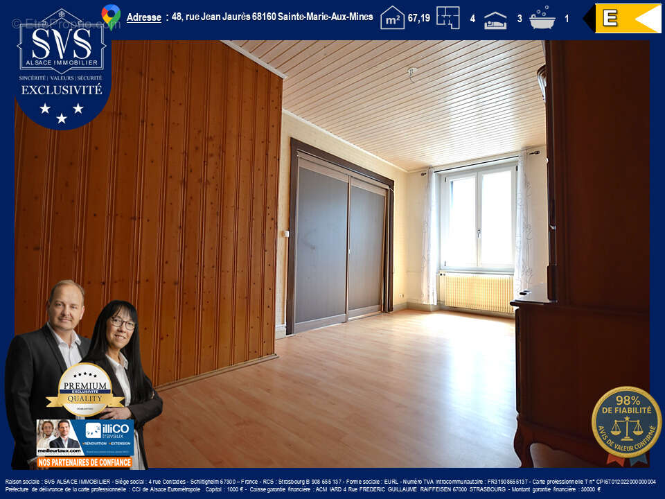 Appartement à SAINTE-MARIE-AUX-MINES