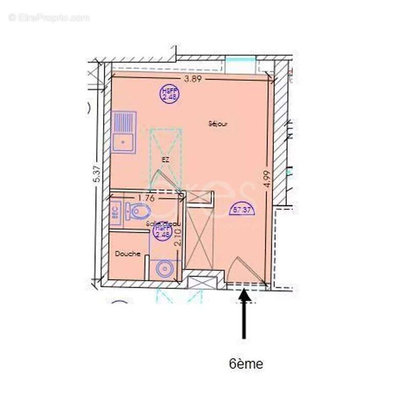 Appartement à PARIS-8E