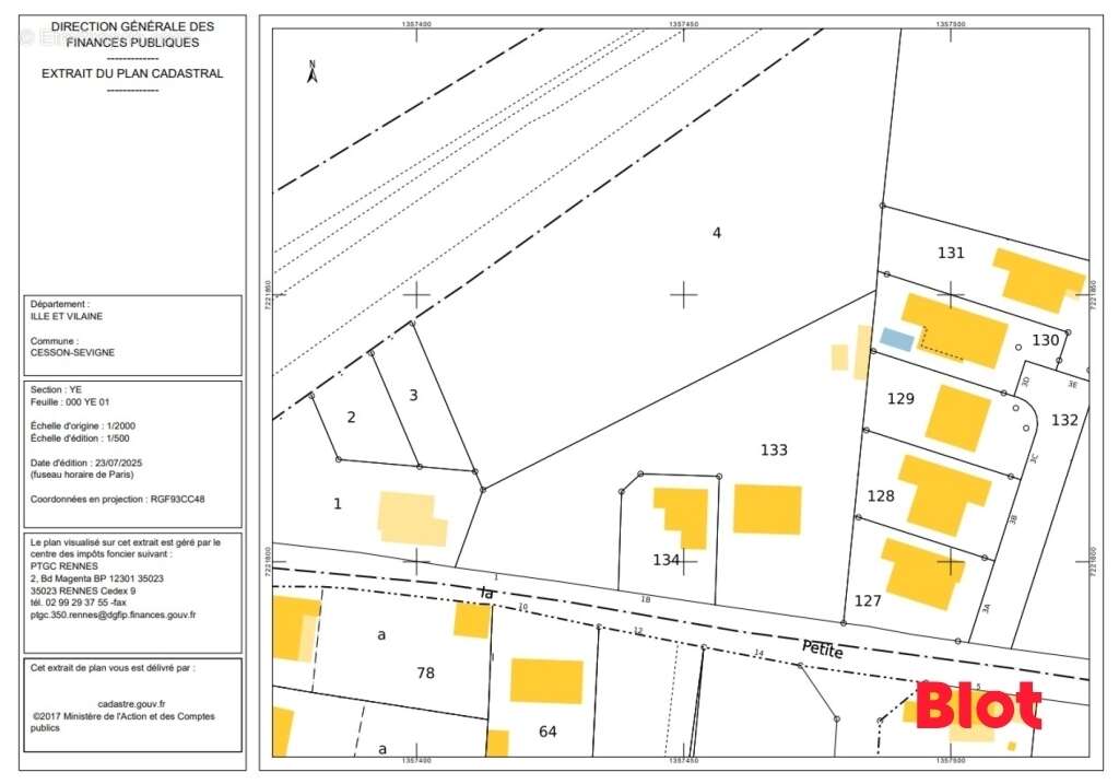 Terrain à CESSON-SEVIGNE
