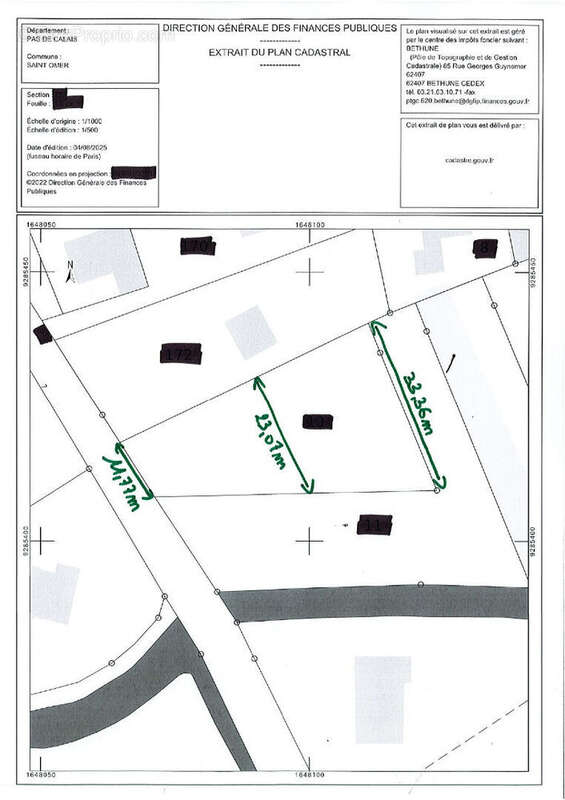 Terrain à SAINT-OMER