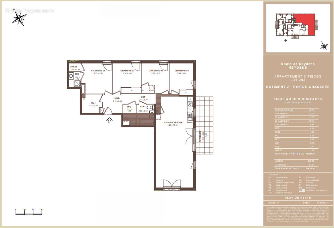 Appartement à NEYDENS