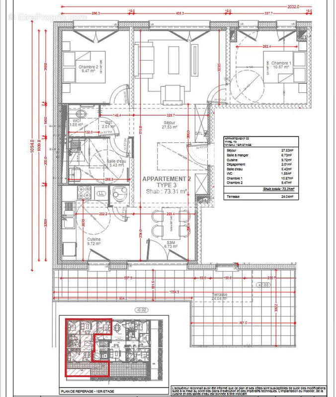 Appartement à ZUYDCOOTE