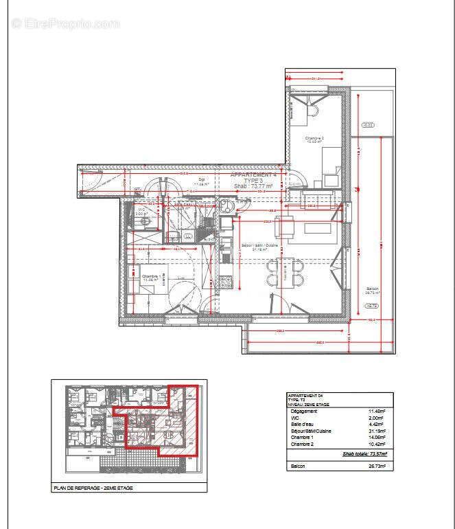 Appartement à ZUYDCOOTE