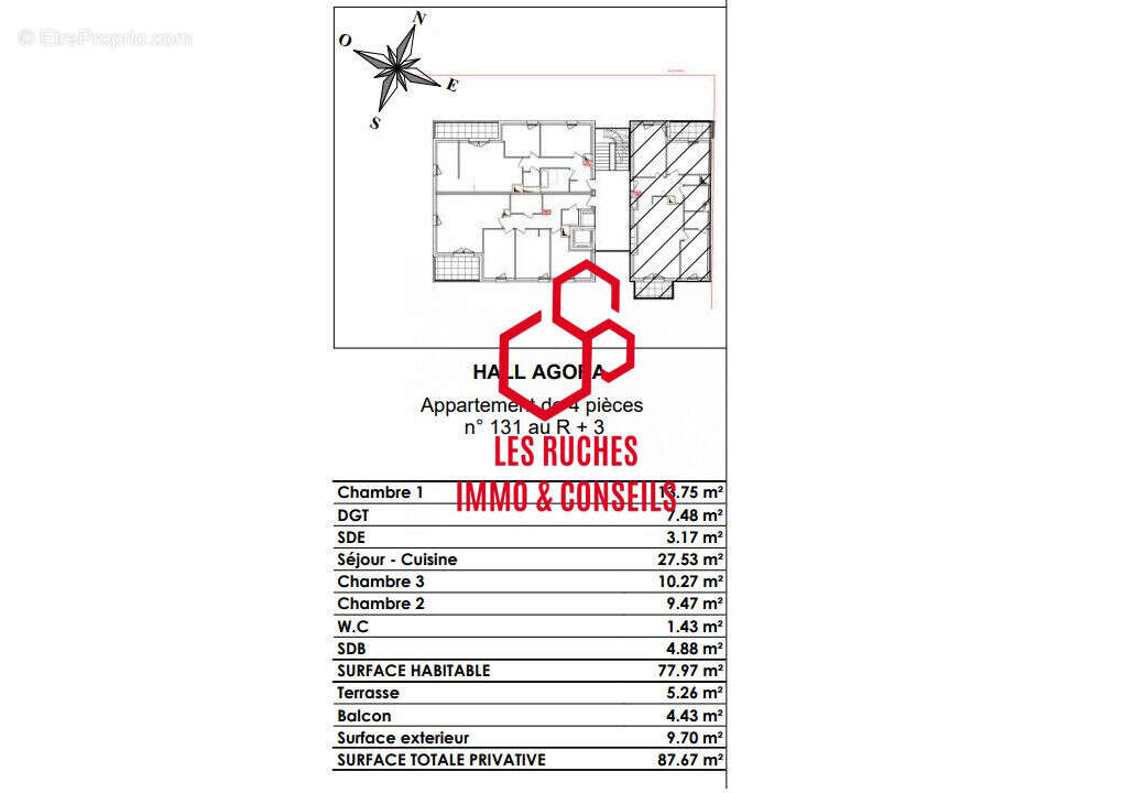 Appartement à MONTEVRAIN