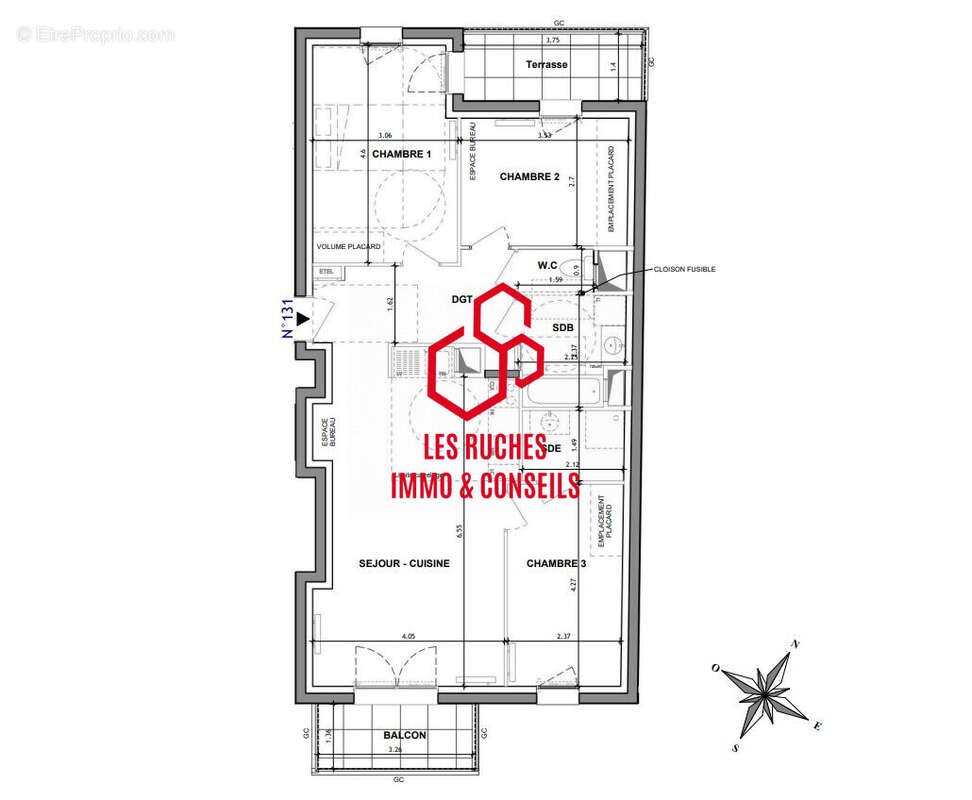 Appartement à MONTEVRAIN