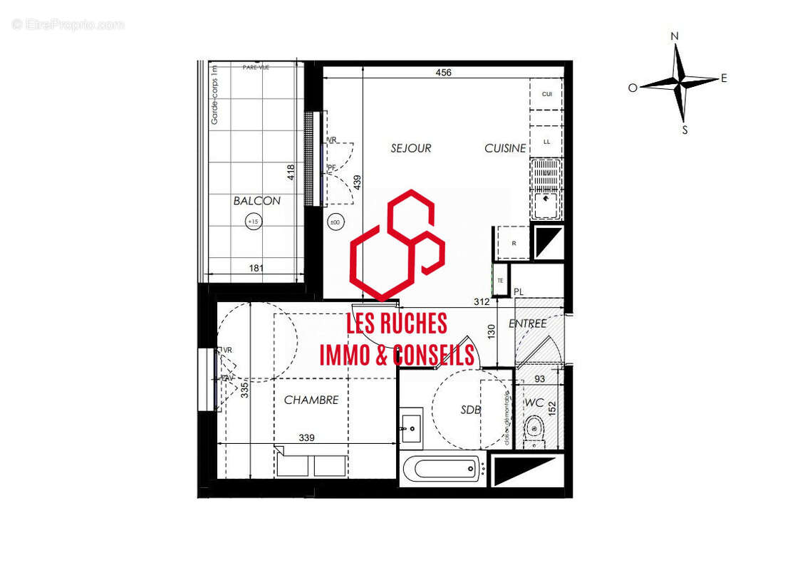 Appartement à LIEUSAINT