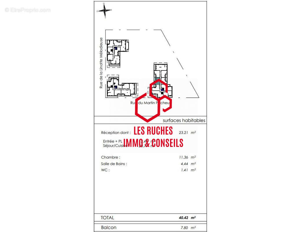 Appartement à LIEUSAINT