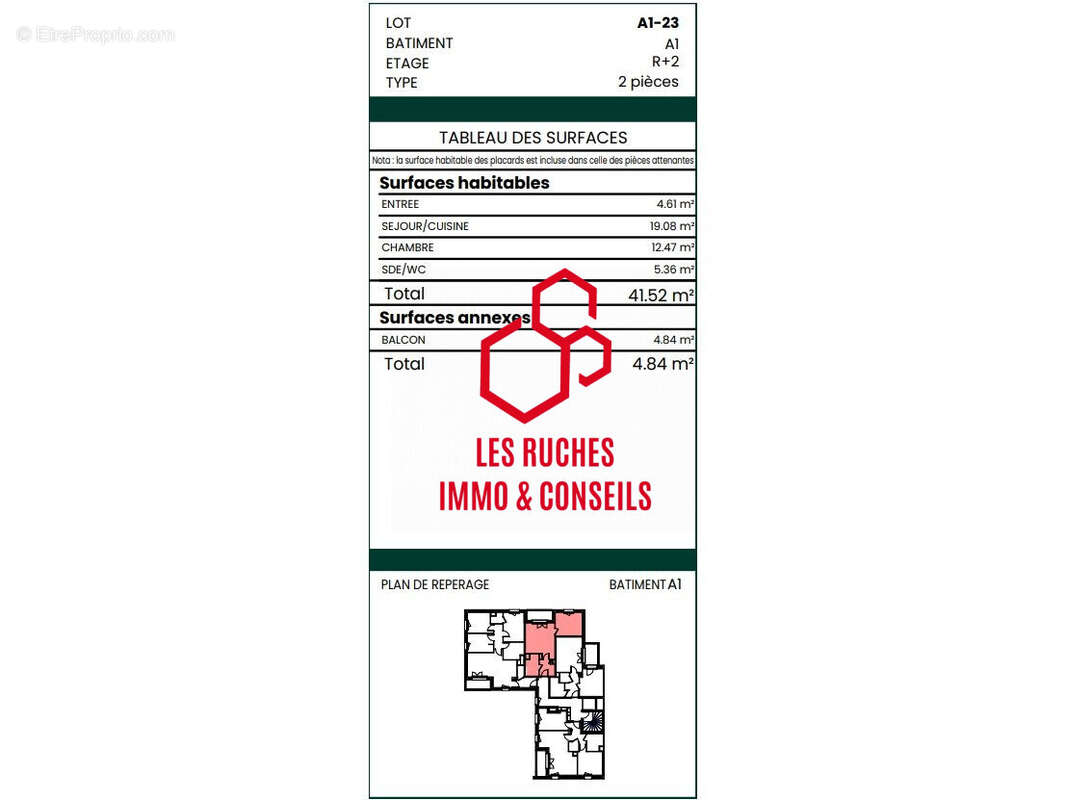 Appartement à MAGNY-LE-HONGRE