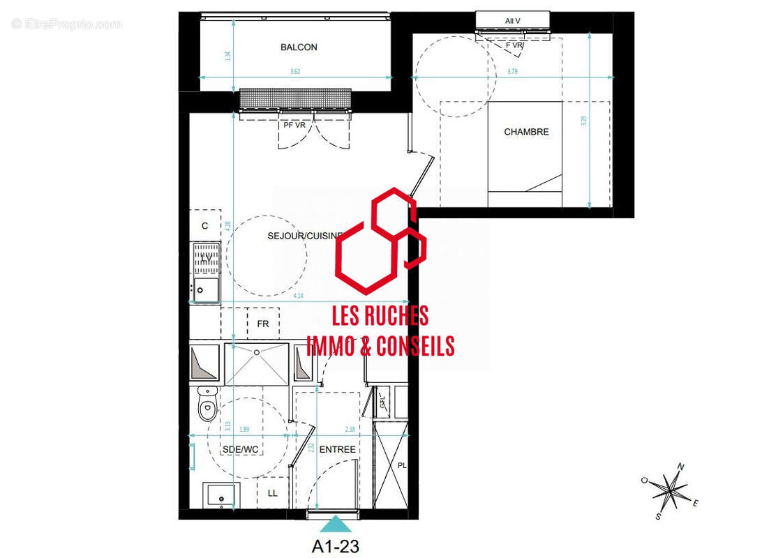 Appartement à MAGNY-LE-HONGRE