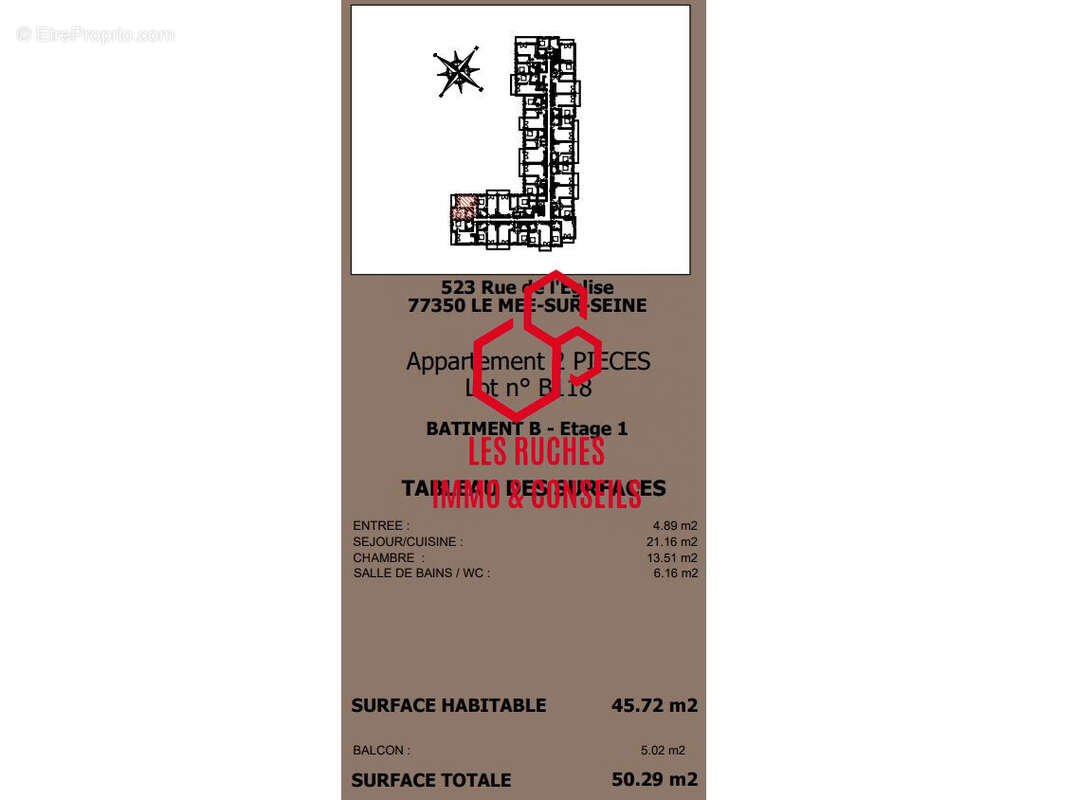 Appartement à LE MEE-SUR-SEINE