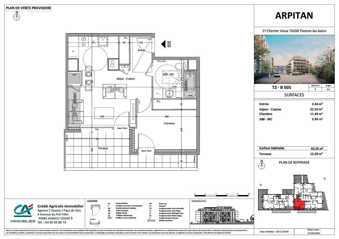 Appartement à THONON-LES-BAINS