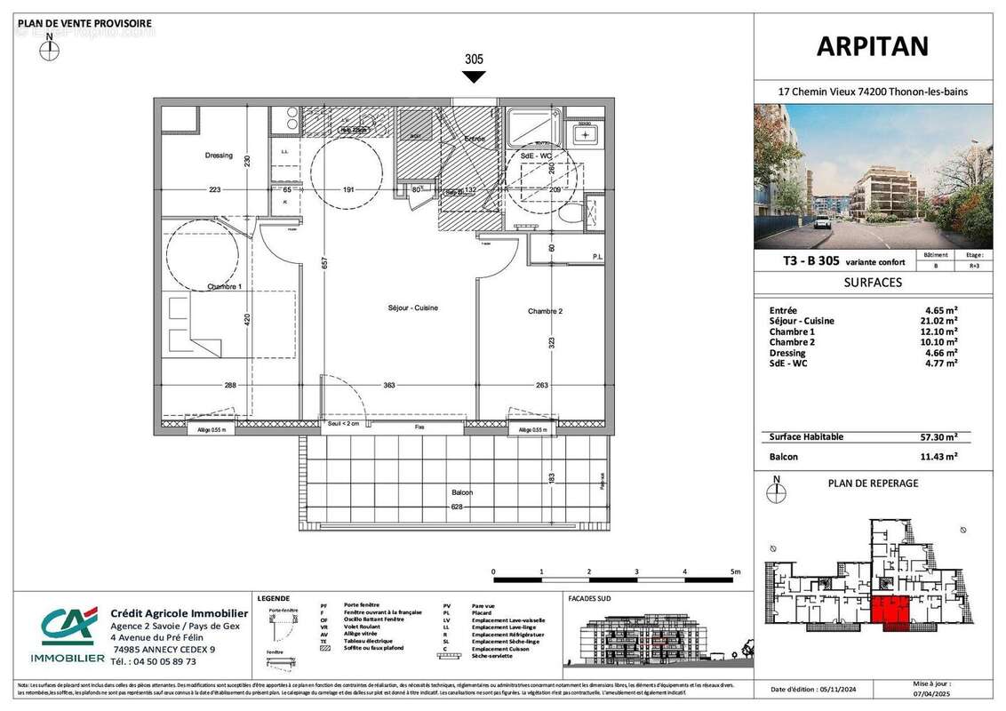 Appartement à THONON-LES-BAINS
