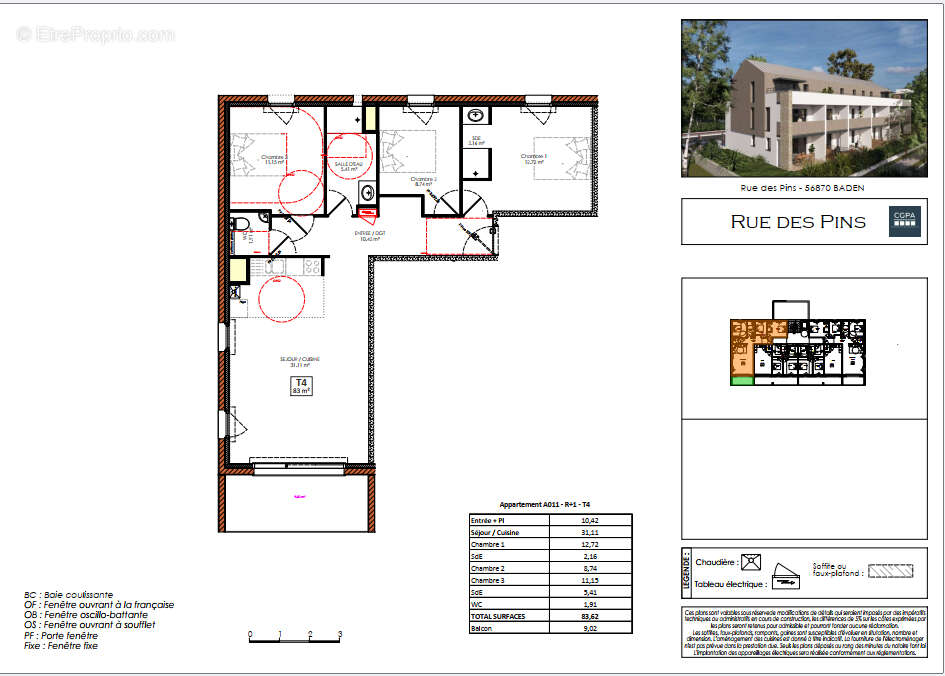 Appartement à BADEN