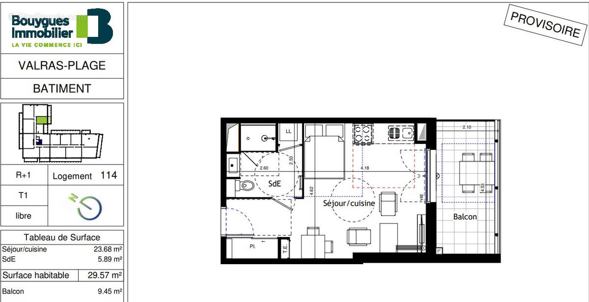 Appartement à VALRAS-PLAGE