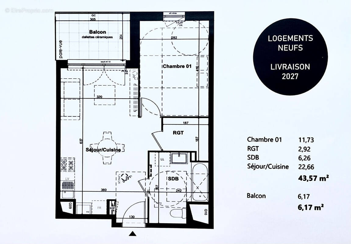Appartement à BOURGOIN-JALLIEU