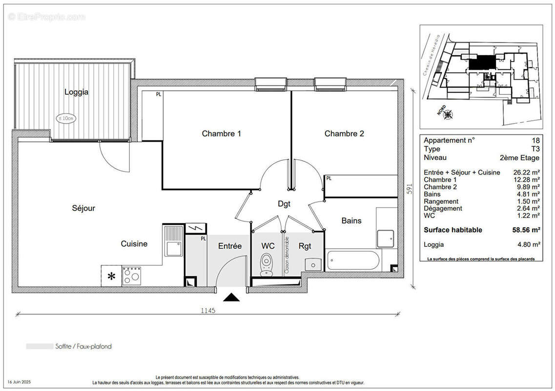 Appartement à TOULOUSE