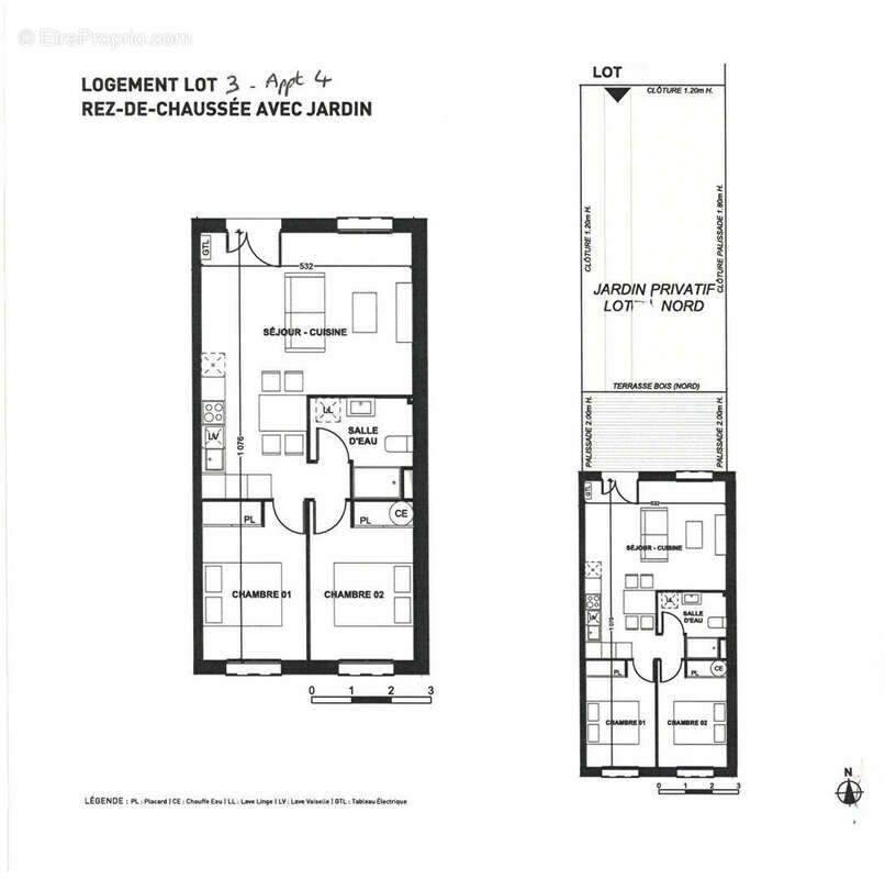 Appartement à VENDAYS-MONTALIVET