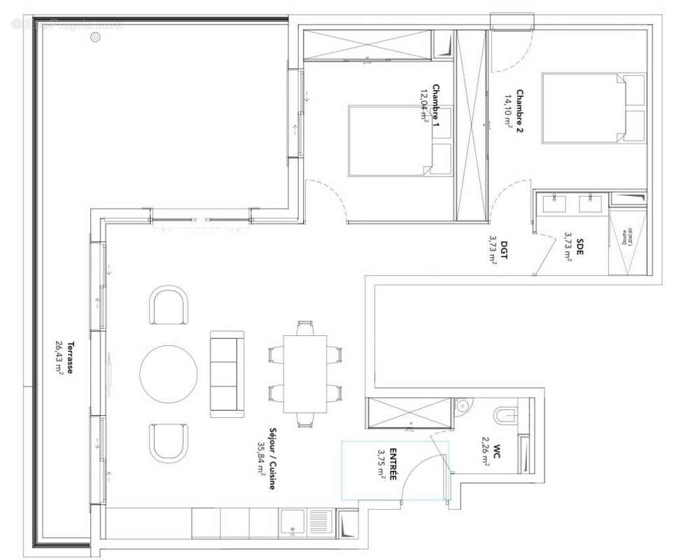 Appartement à SAINT-RAPHAEL