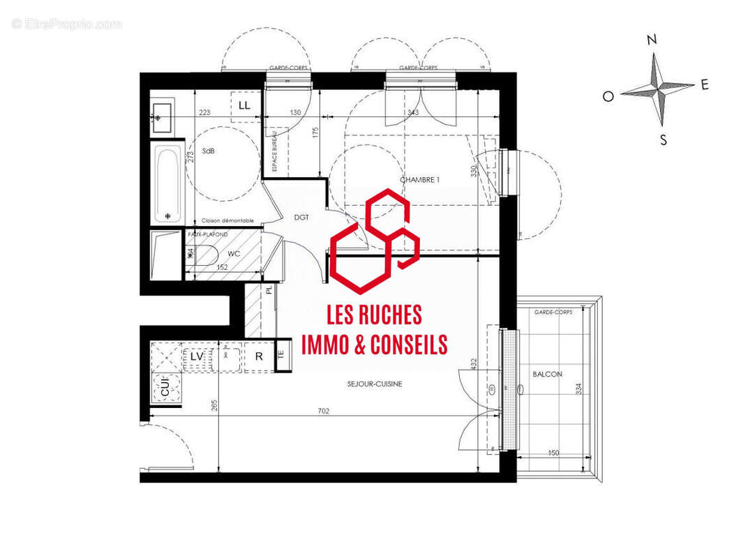Appartement à DAMMARIE-LES-LYS