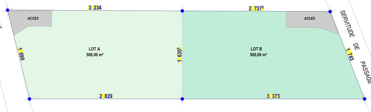Terrain à PETIT-BOURG