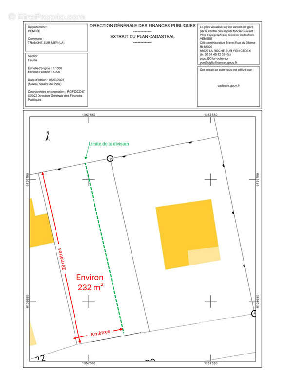 Terrain à LA TRANCHE-SUR-MER