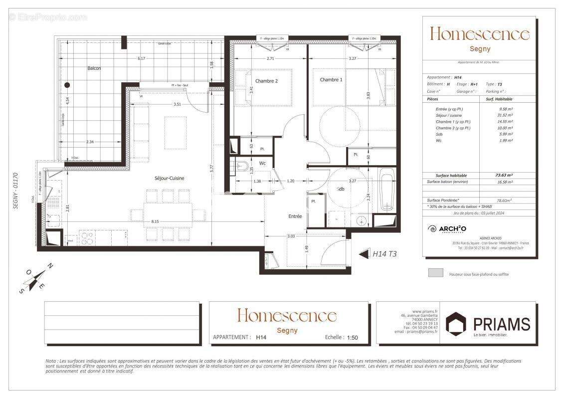 Appartement à SEGNY