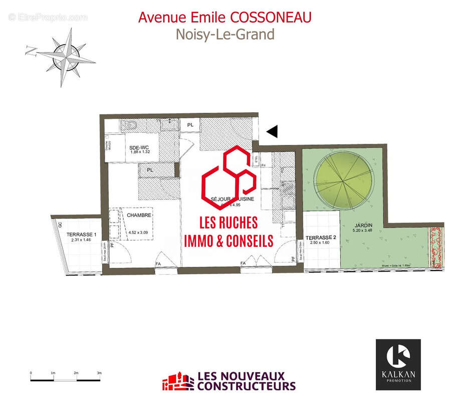 Appartement à NOISY-LE-GRAND