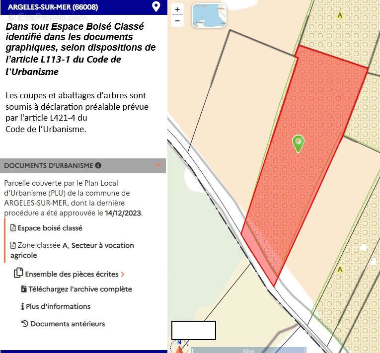 Terrain à ARGELES-SUR-MER