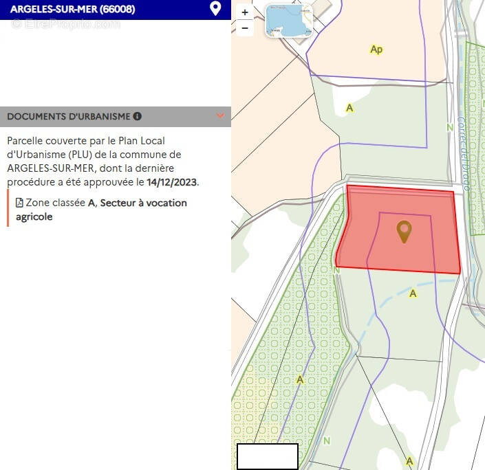 Terrain à ARGELES-SUR-MER