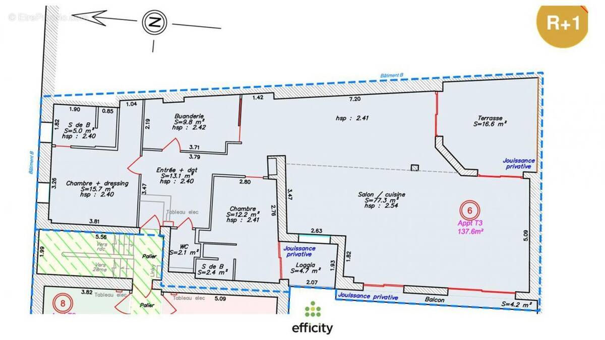 Appartement à SAINT-ROMAIN-EN-GAL