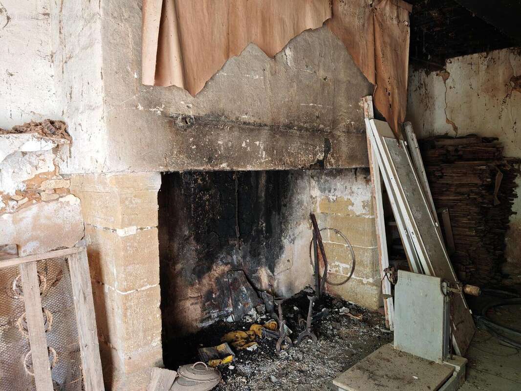 Cheminée séjour - Maison à THIVIERS