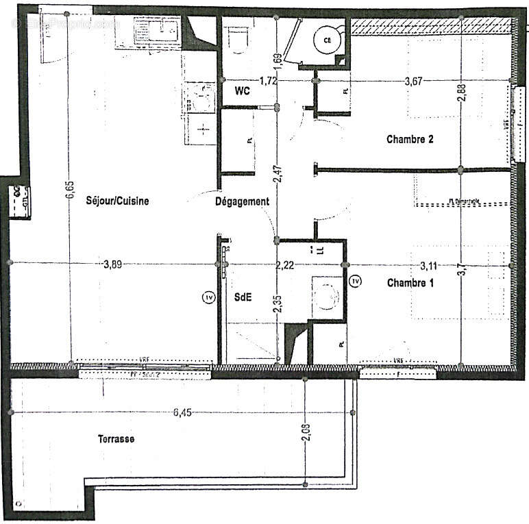 Appartement à SERIGNAN