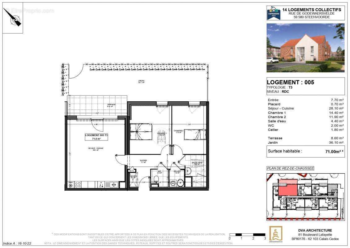 Appartement à STEENVOORDE