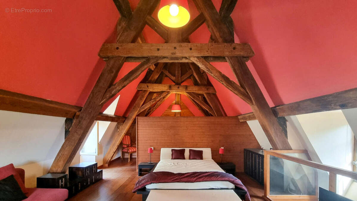 chambre principale - Appartement à LERAN