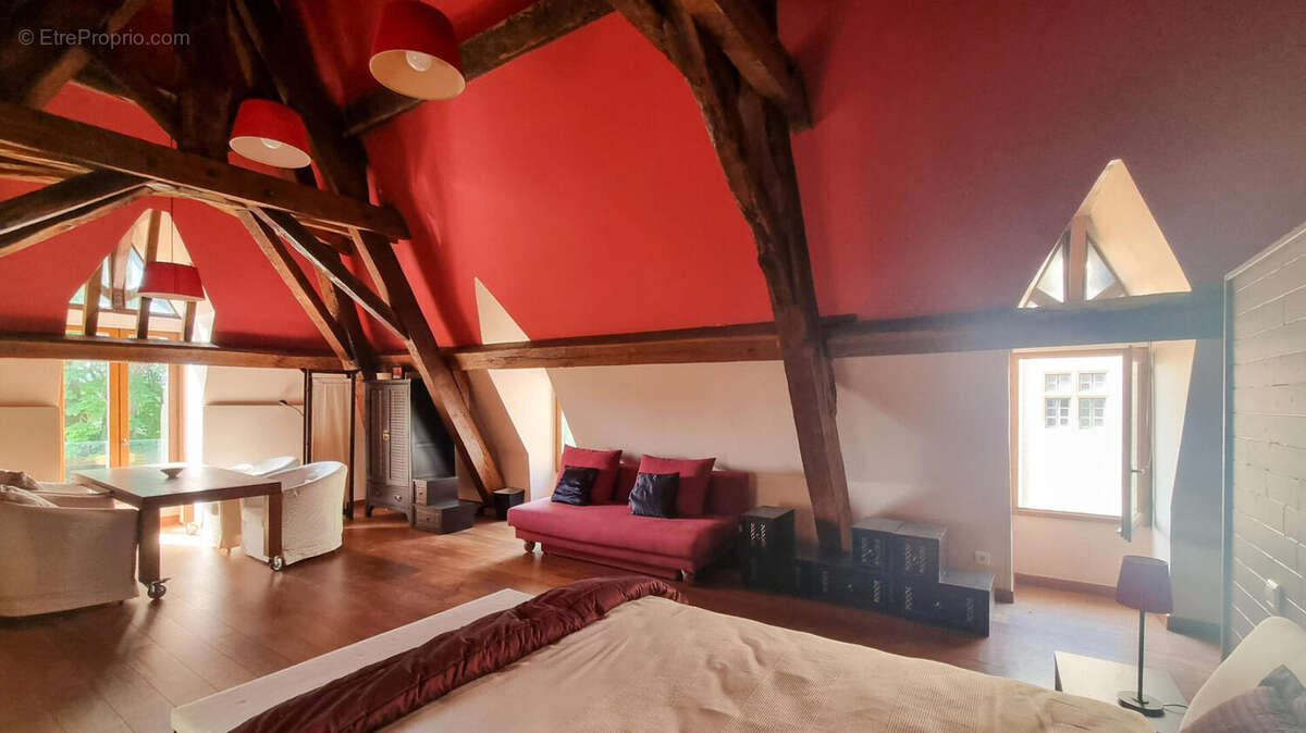 chambre principale - Appartement à LERAN