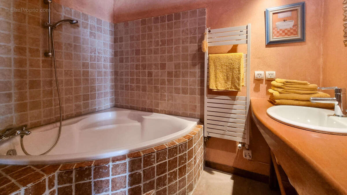 salle de bain - Appartement à LERAN