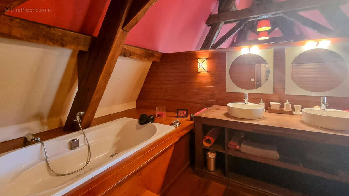 salle de bain - Appartement à LERAN