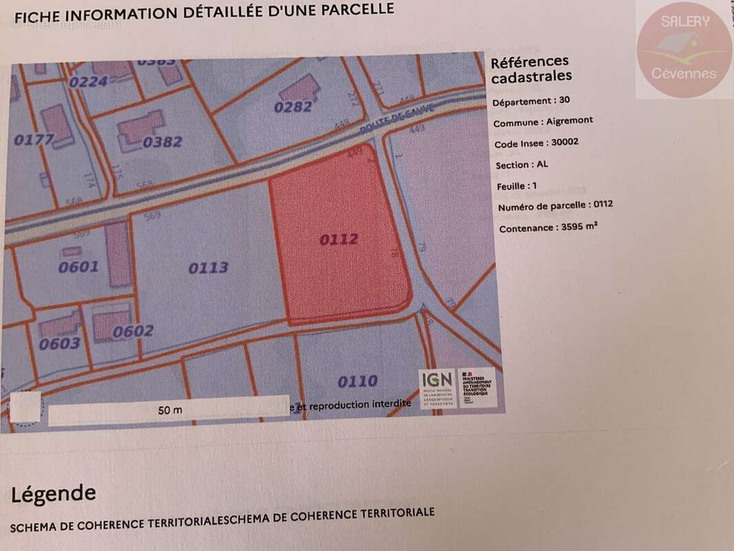 Terrain à AIGREMONT
