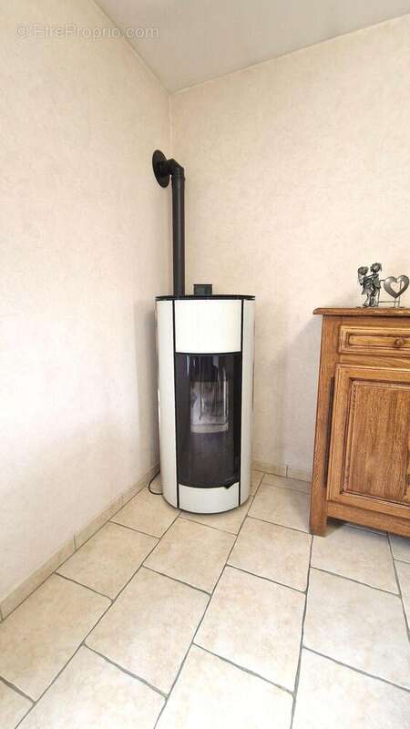 Pour votre confort, un poêle à granulés récent - Maison à MONS-EN-LAONNOIS