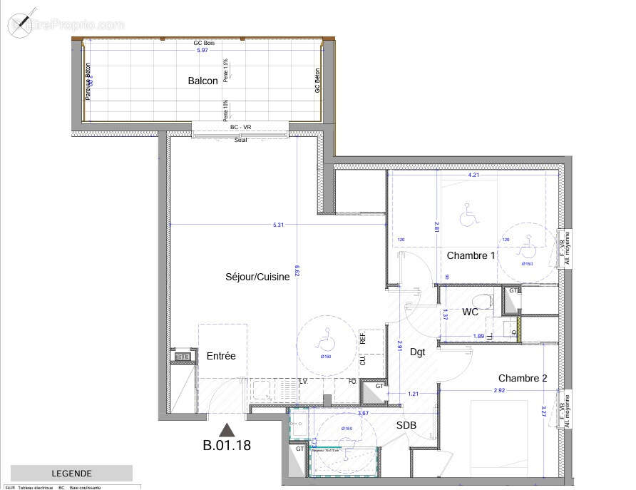 Appartement à ALLEMOND