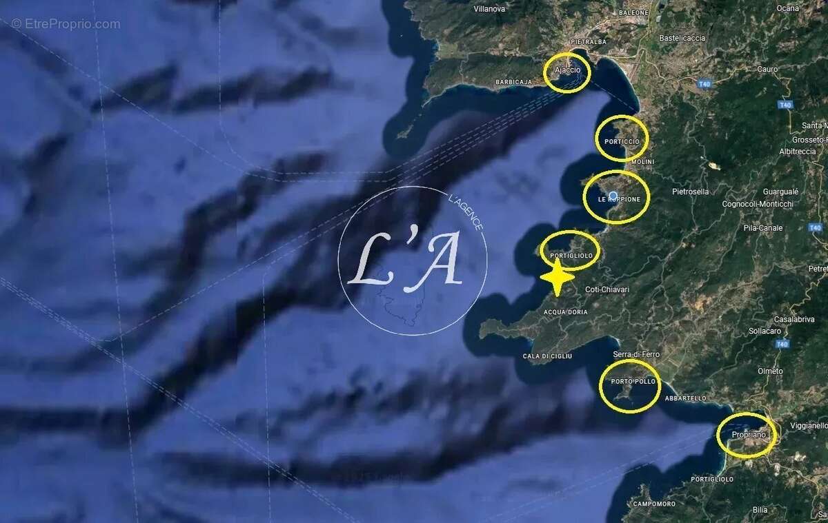 Terrain à COTI-CHIAVARI