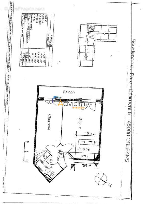 Appartement à ORLEANS