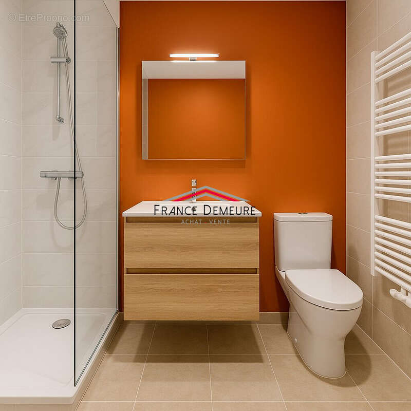 salle de bains IA - Appartement à FRANCONVILLE