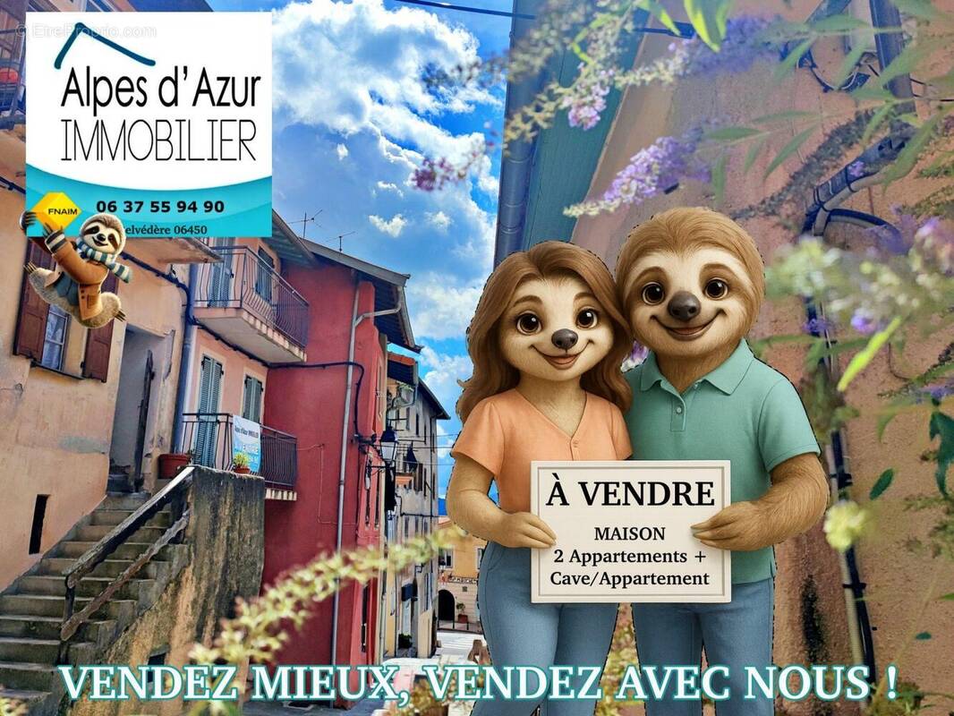 Maison à vendre Belvédère 06450 - Maison à BELVEDERE