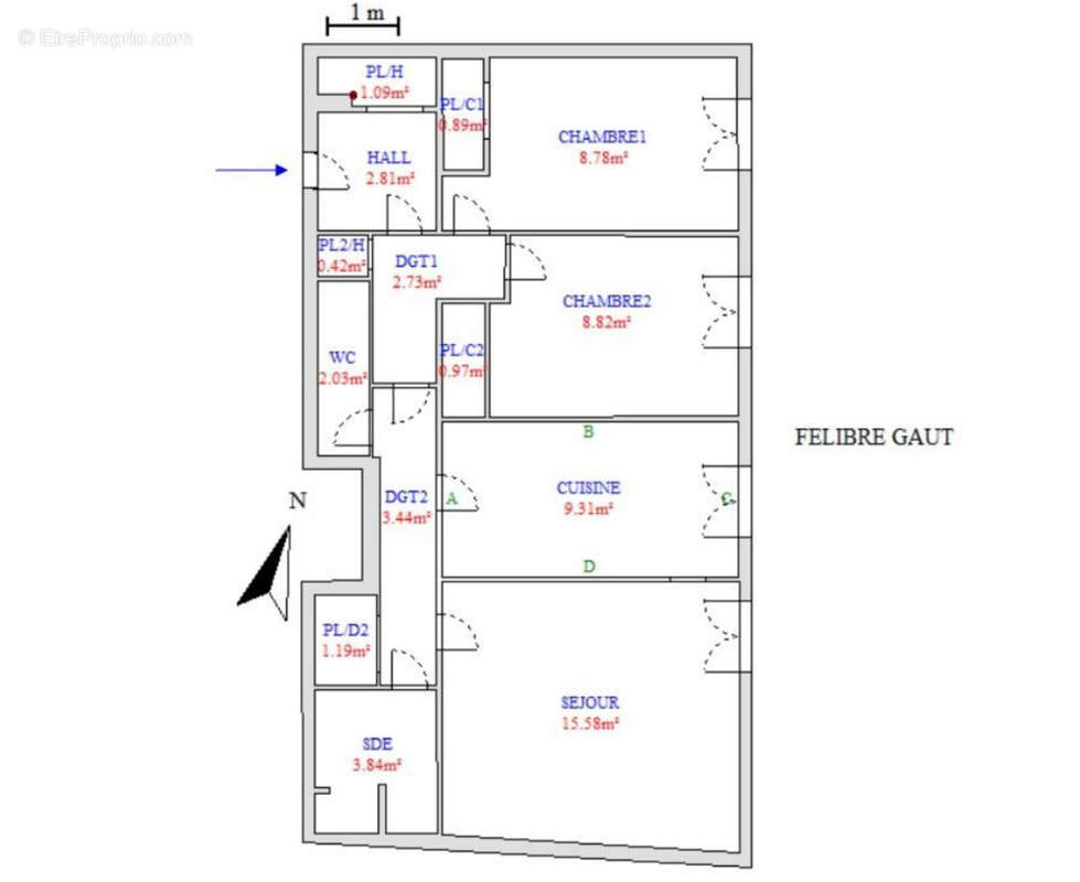 Appartement à AIX-EN-PROVENCE