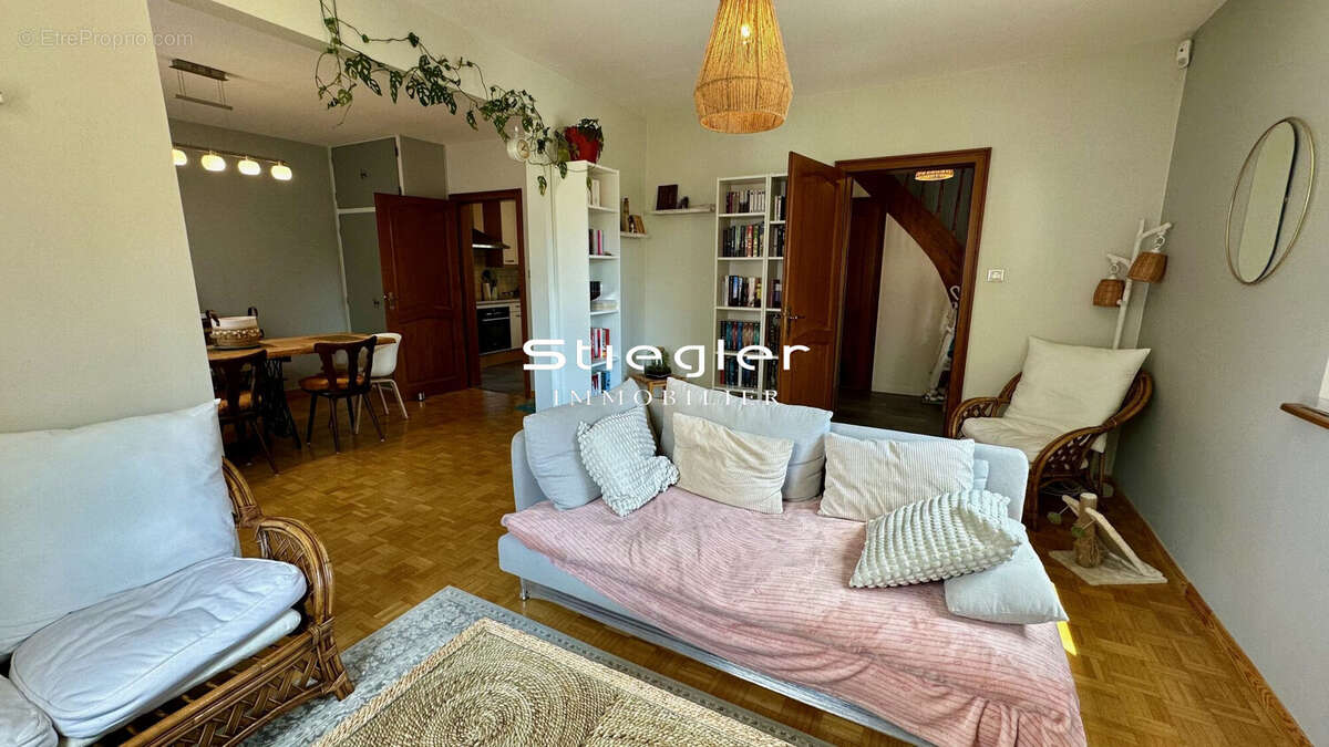 Salon séjour - Maison à ILLKIRCH-GRAFFENSTADEN