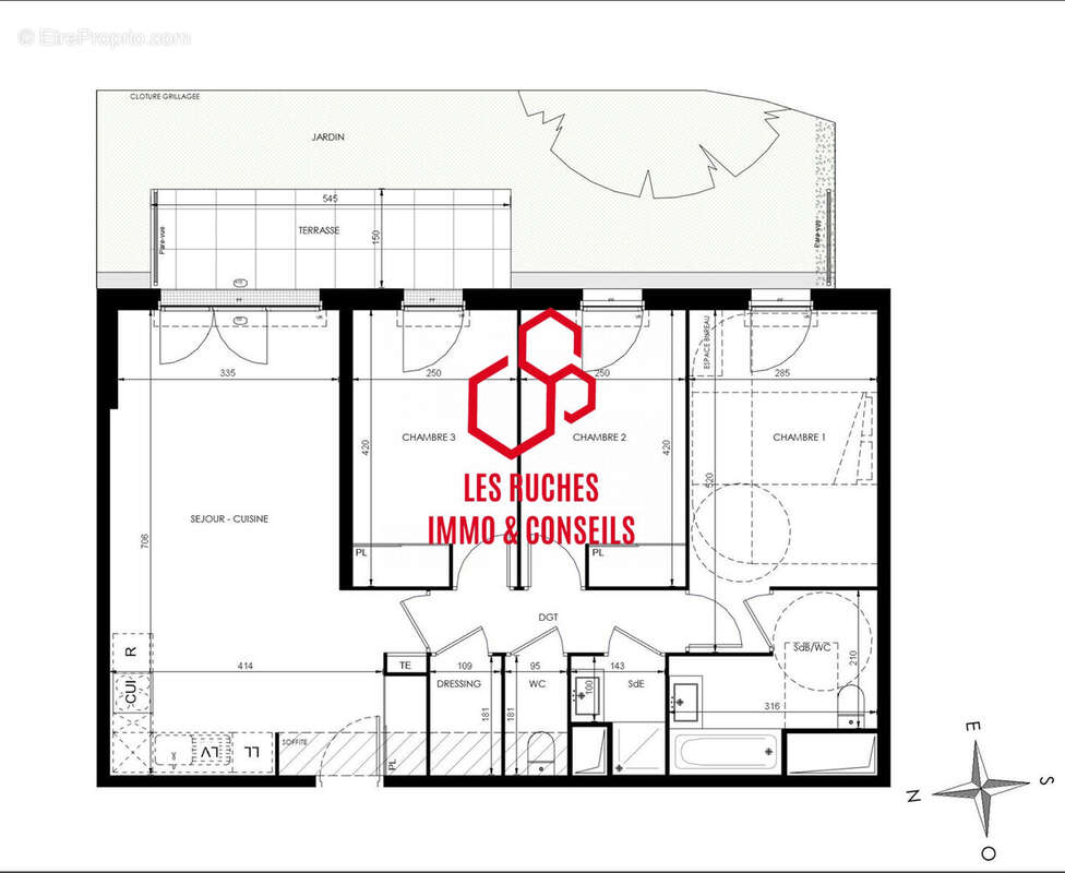 Appartement à DAMMARIE-LES-LYS