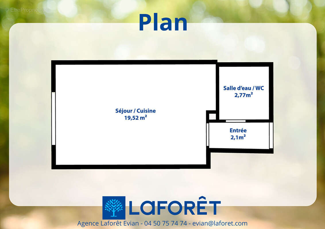 Appartement à EVIAN-LES-BAINS